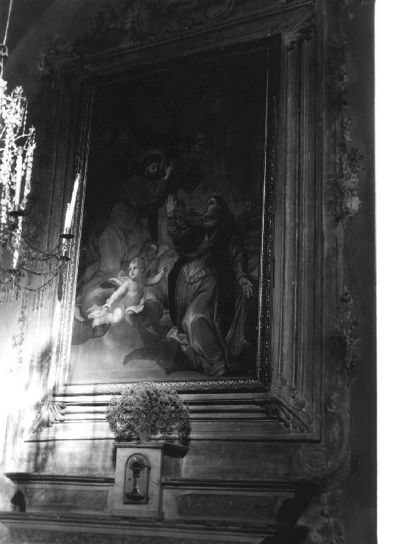 visione di Santa Caterina da Genova (dipinto, elemento d'insieme) - ambito italiano (metà sec. XVIII)