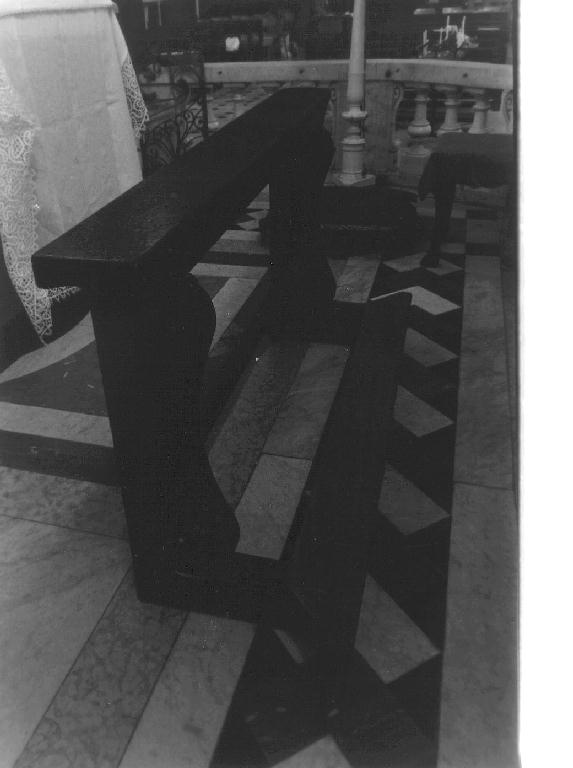 inginocchiatoio, opera isolata - bottega ligure (primo quarto sec. XX)