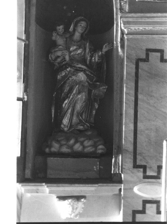 Madonna del Rosario (statua, opera isolata) di Maragliano Anton Maria (scuola) (sec. XVIII)