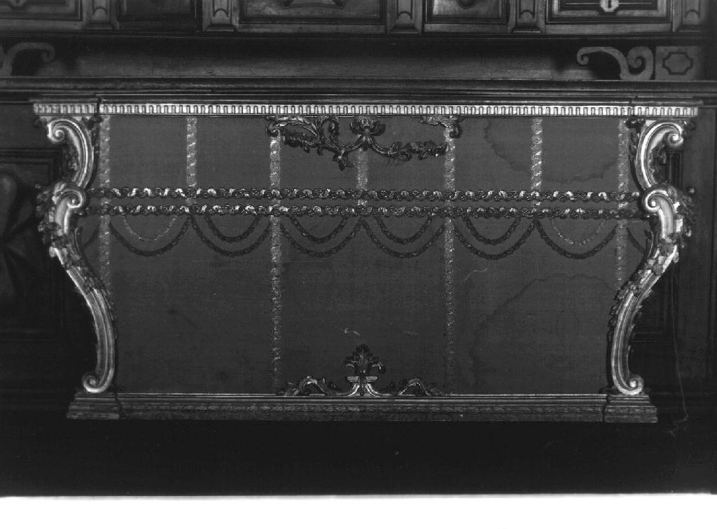 cornice di paliotto, elemento d'insieme - bottega italiana (seconda metà sec. XIX)