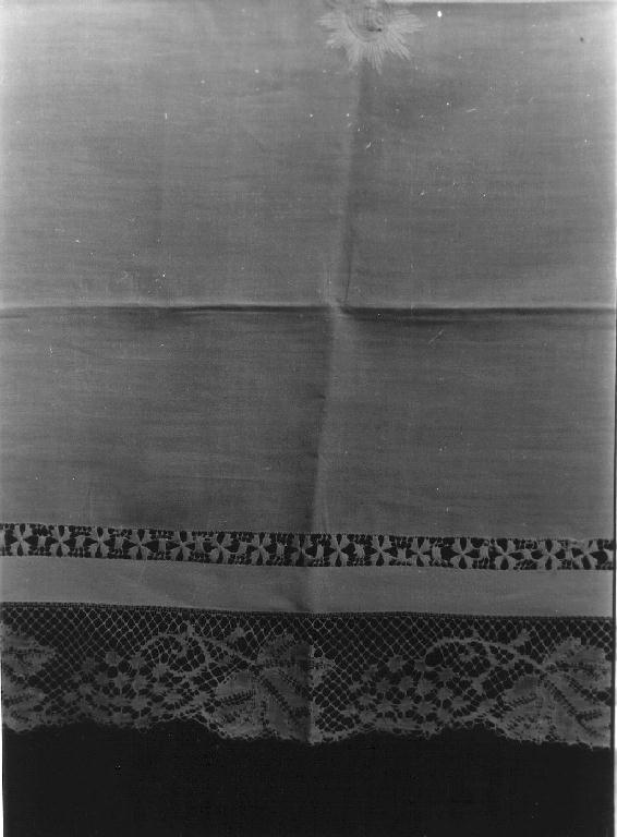 tovaglia d'altare, opera isolata - manifattura ligure (metà sec. XIX)