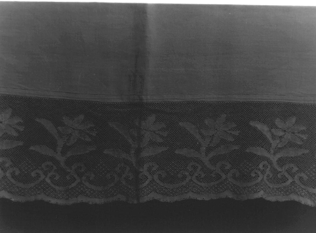 tovaglia d'altare, opera isolata - ambito ligure (fine sec. XVIII)