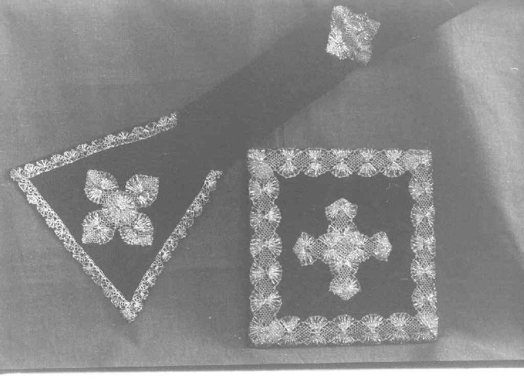 paramento liturgico, coppia - manifattura ligure (sec. XIX)