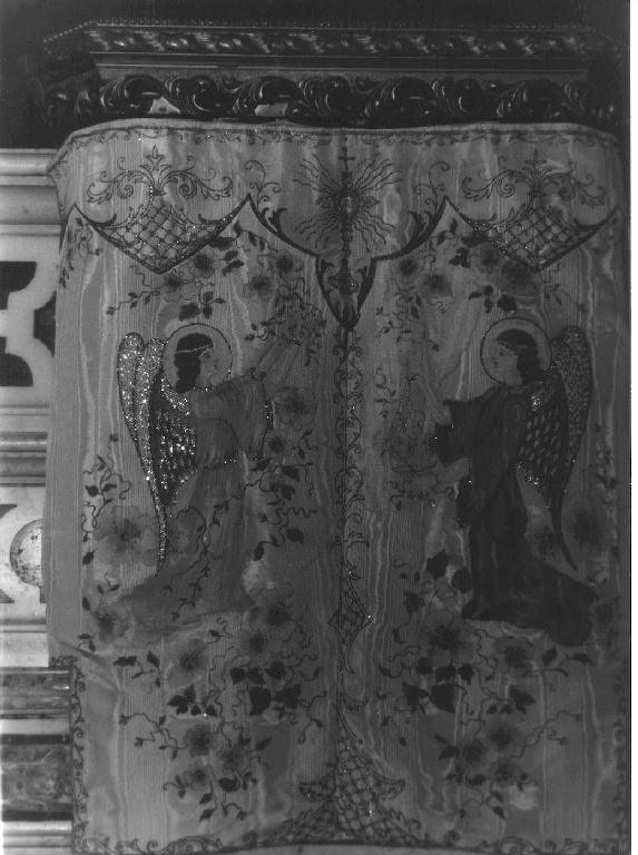 conopeo di tabernacolo, opera isolata - manifattura ligure (prima metà sec. XX)