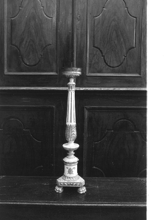 candelabro, serie - bottega italiana (metà sec. XIX)