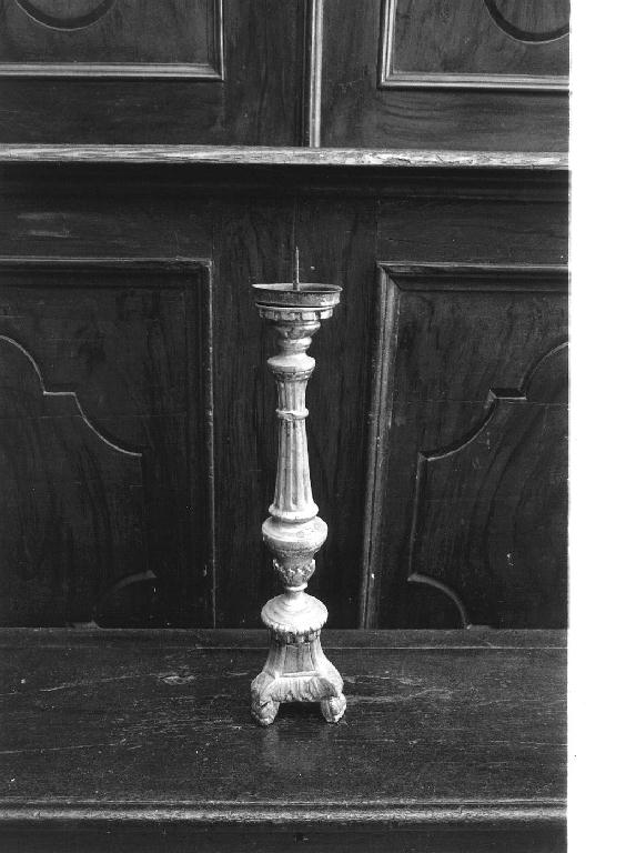 candelabro, serie - bottega italiana (metà sec. XIX)