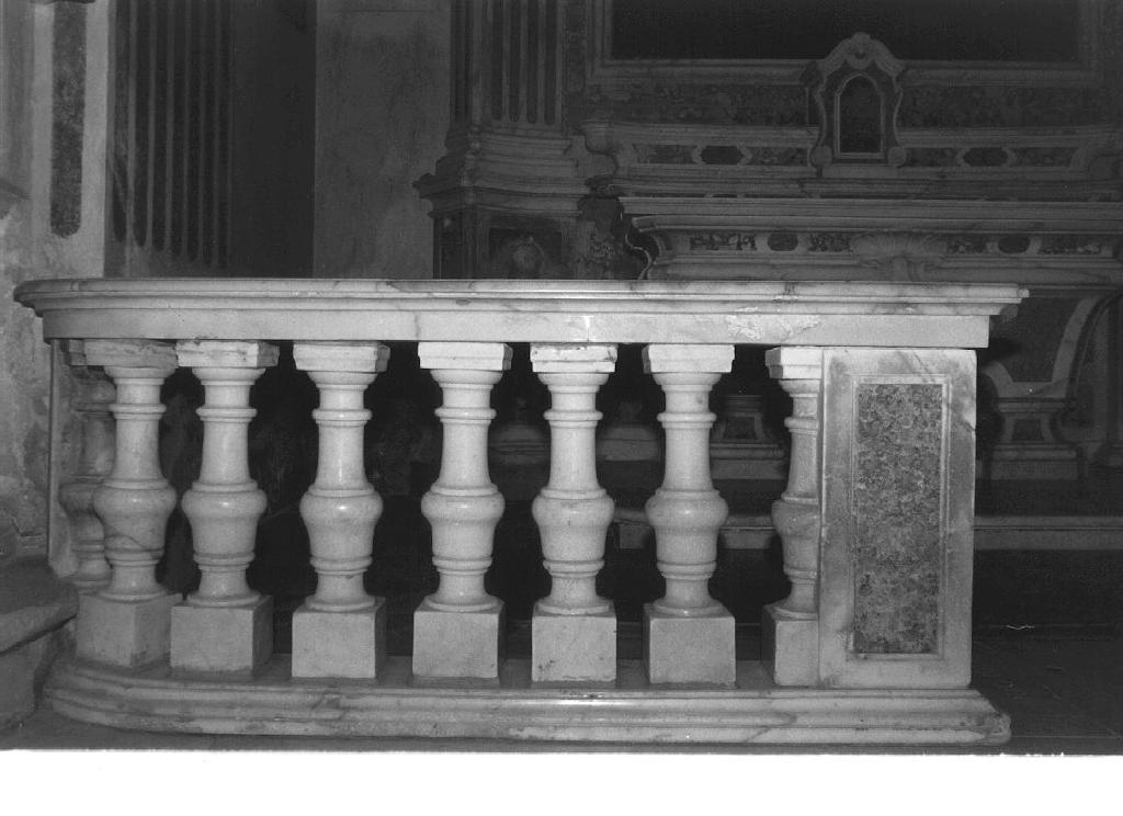 balaustrata, coppia - bottega ligure (sec. XVIII)