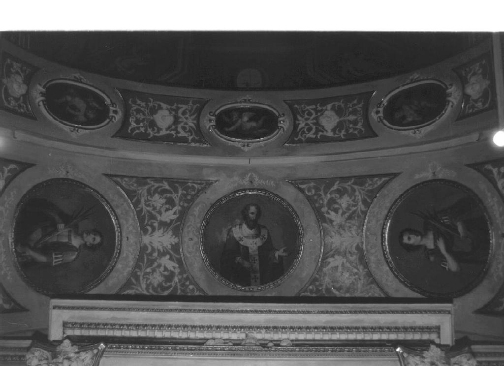 Santi (dipinto, complesso decorativo) di Ivaldi Pietro detto Muto (seconda metà sec. XIX)