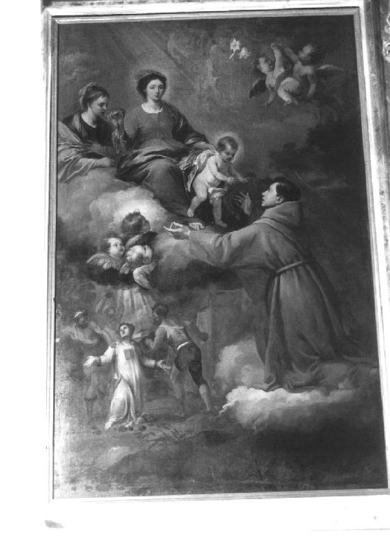 Madonna della Misericordia (dipinto, opera isolata) di Carbone Giovanni Bernardo (sec. XVIII)