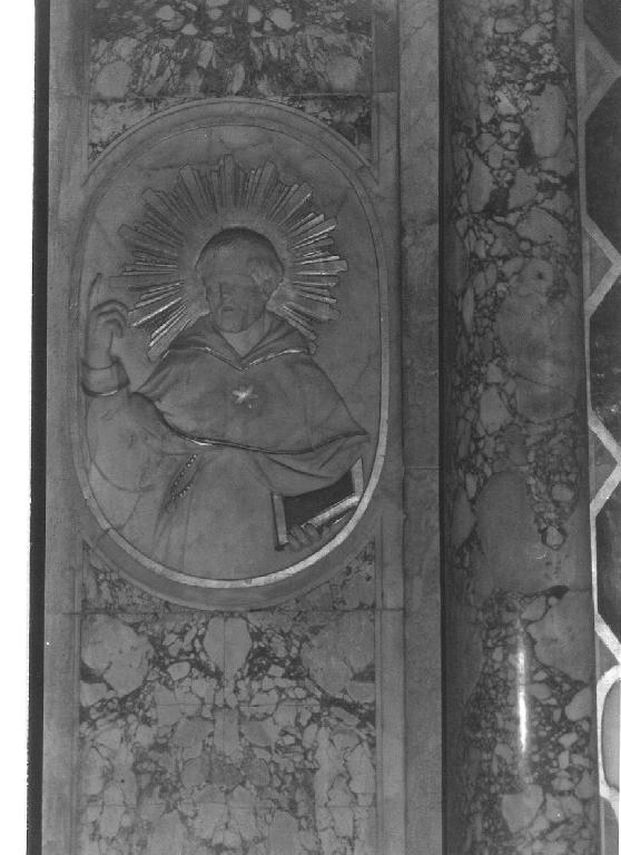 San Domenico/ Santa Caterina da Siena (rilievo, coppia) - bottega italiana (sec. XVIII)