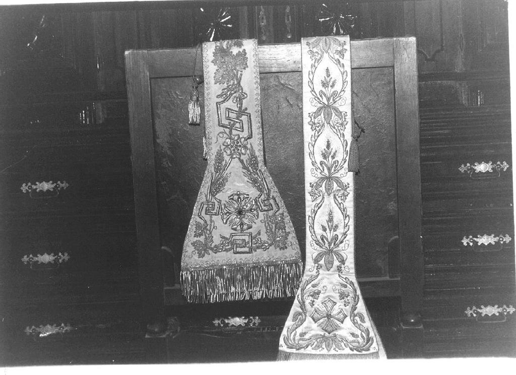 stola, serie - manifattura ligure (secc. XVIII/ XIX)