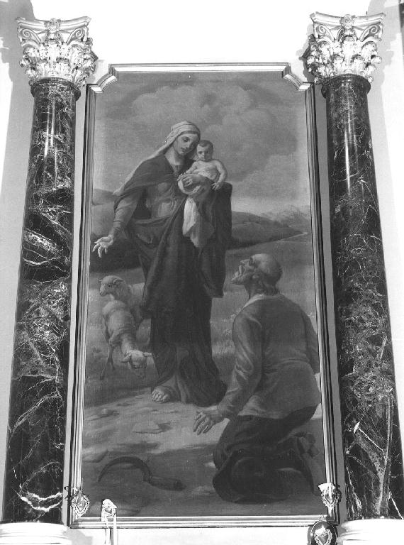 MADONNA DELLA GUARDIA (dipinto, opera isolata) di Bevilacqua Giovanni (secondo quarto sec. XX)