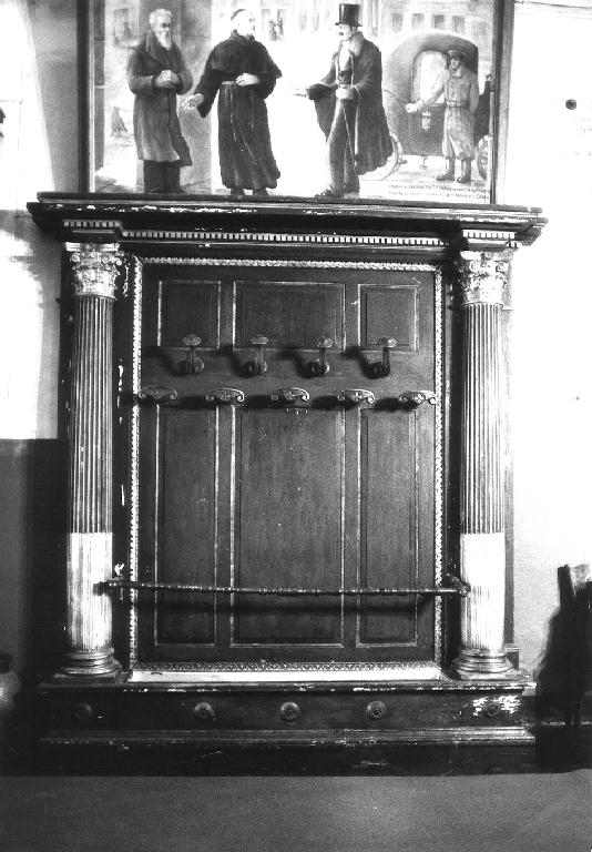 motivo decorativo (portaombrelli, opera isolata) - bottega ligure (ultimo quarto sec. XIX)