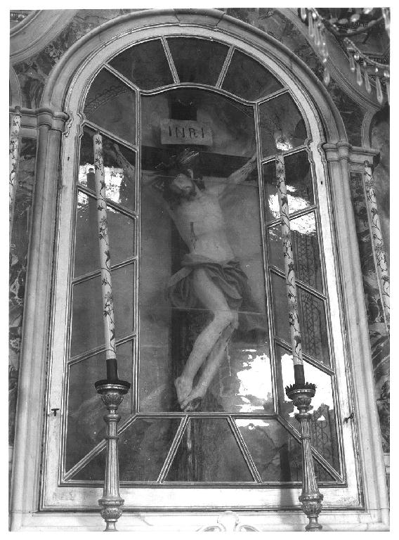 CRISTO CROCIFISSO (crocifisso, opera isolata) - bottega ligure (sec. XIX)