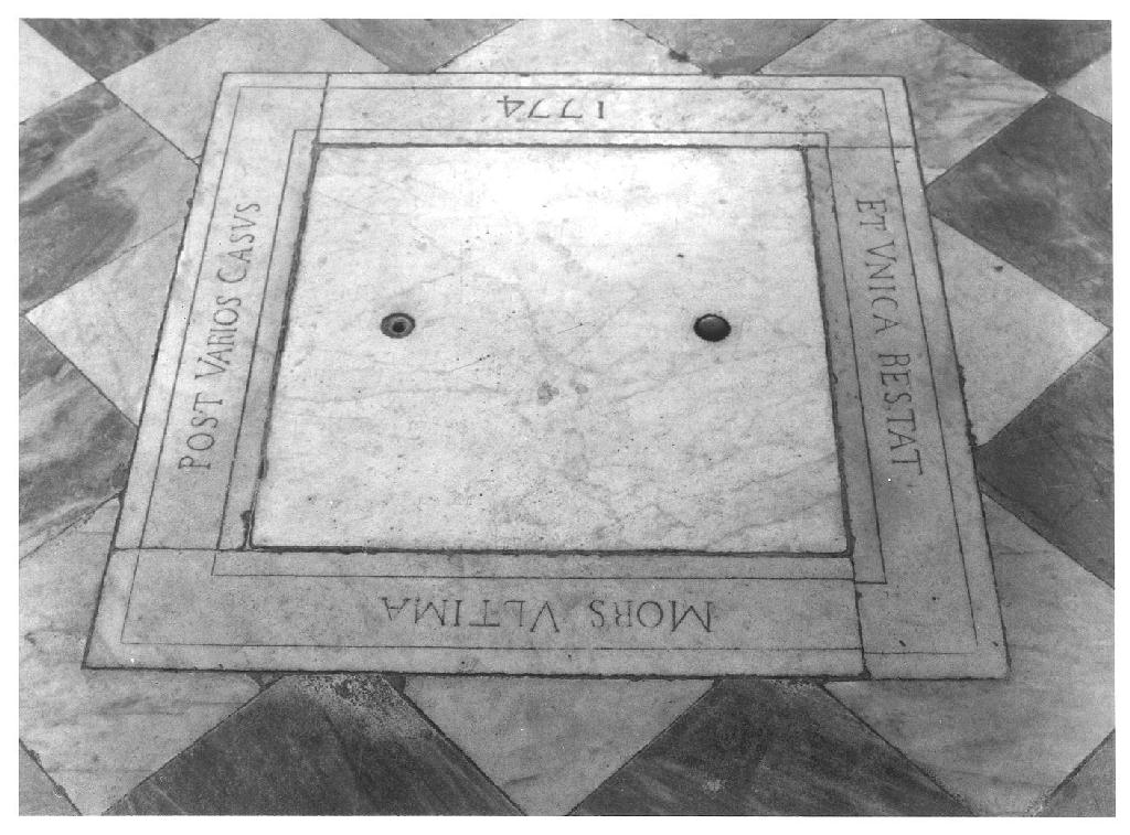 lapide tombale, opera isolata - bottega ligure (sec. XVIII)