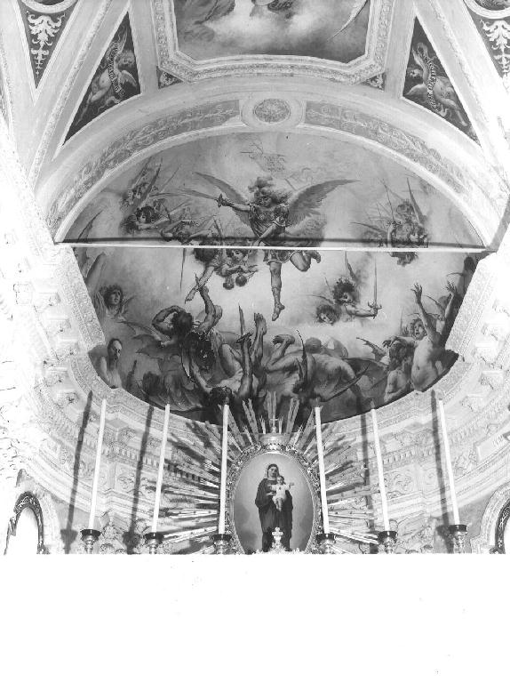San Michele Arcangelo (dipinto, elemento d'insieme) di Resio Raffaello (sec. XX)