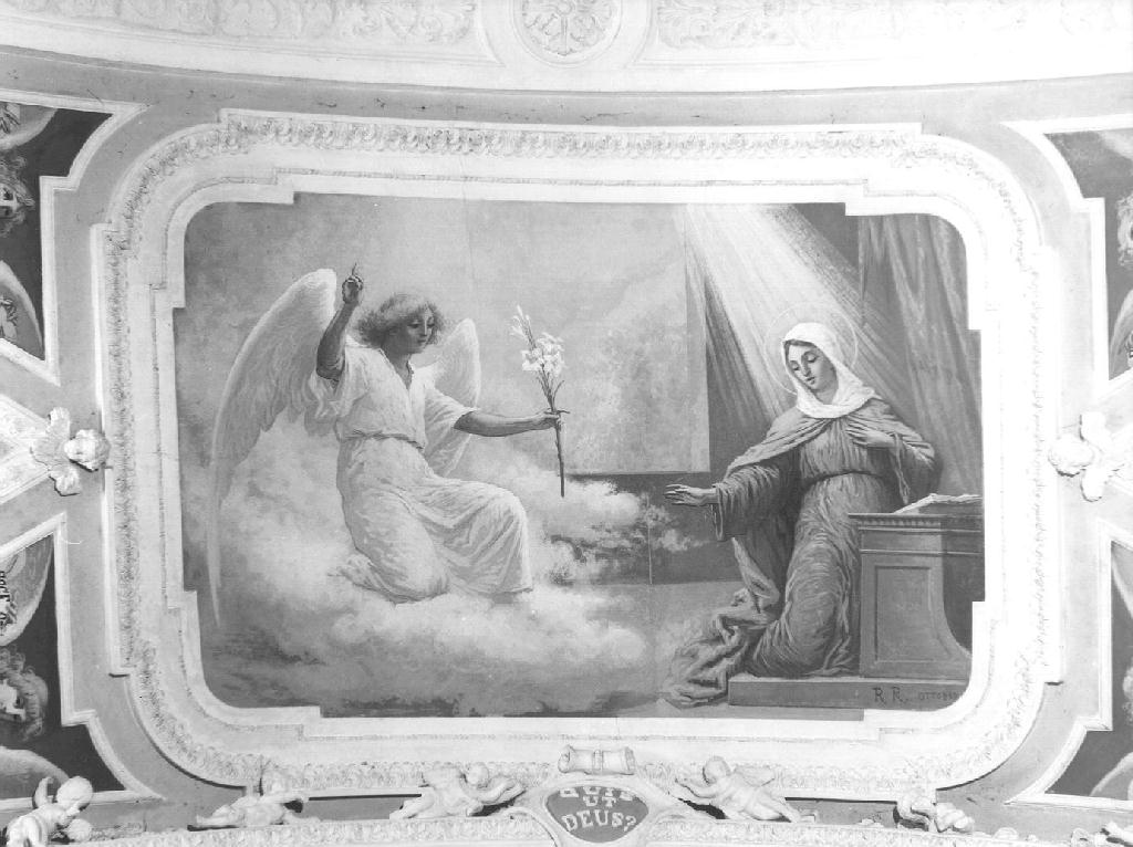 ANNUNCIAZIONE (dipinto, elemento d'insieme) di Resio Raffaello (sec. XX)