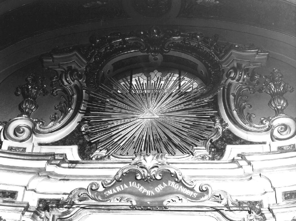 Trinità (raggiera, opera isolata) - bottega ligure (seconda metà sec. XVIII)