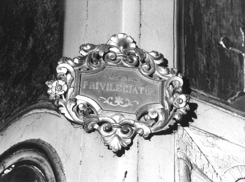 MOTIVI DECORATIVI FLOREALI (targa, opera isolata) - bottega ligure (sec. XIX)