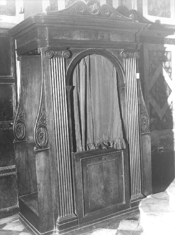 confessionale, opera isolata - bottega ligure (sec. XIX)