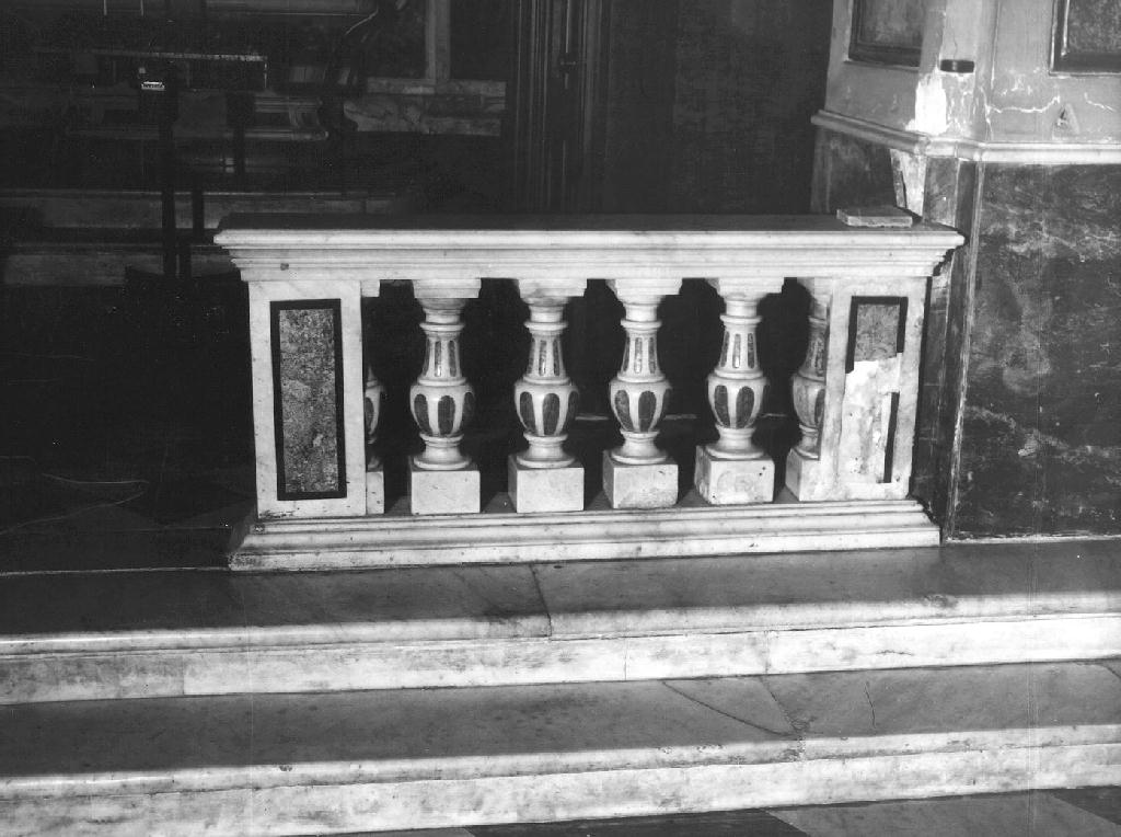 balaustrata, coppia - bottega italiana (sec. XVIII)