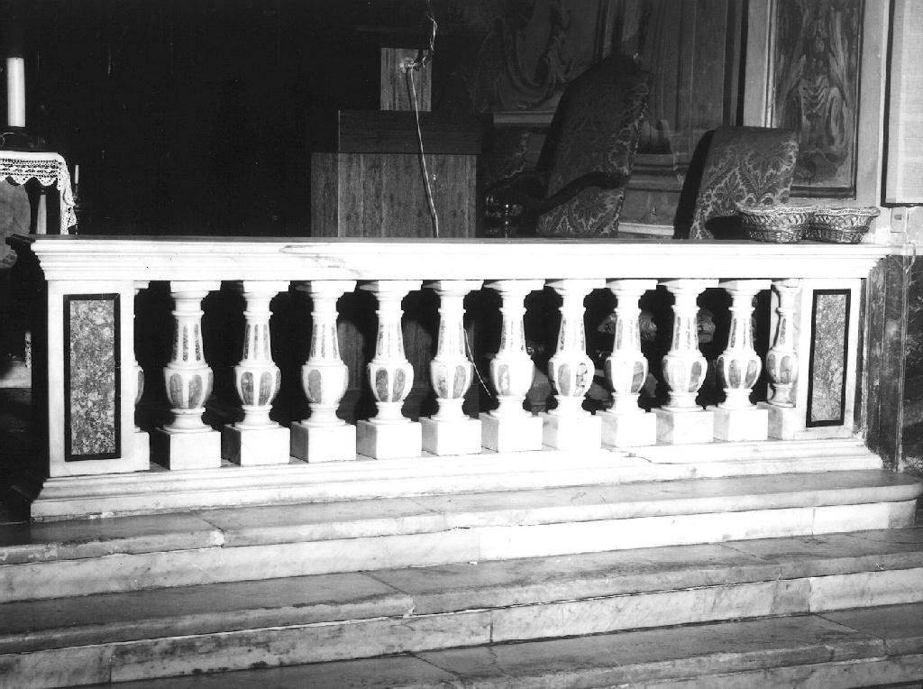 balaustrata, coppia - bottega ligure (seconda metà sec. XVIII)