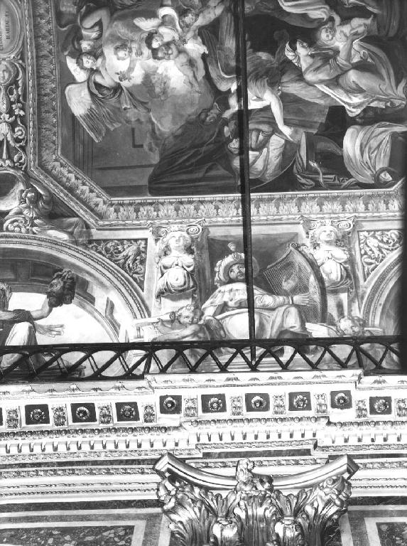 David profeta (dipinto, elemento d'insieme) - ambito ligure (inizio sec. XVII)