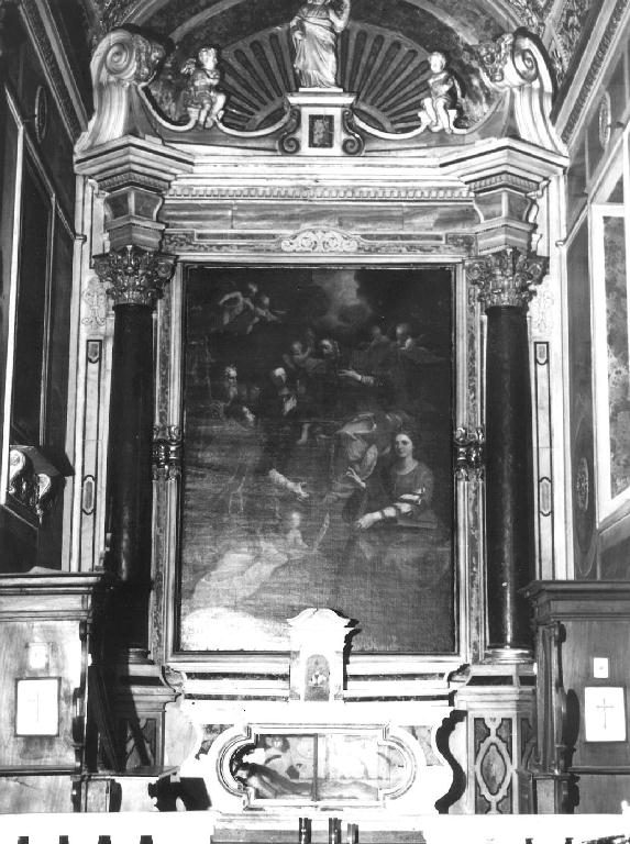 cornice architettonica, elemento d'insieme - PRODUZIONE LIGURE (sec. XVII)