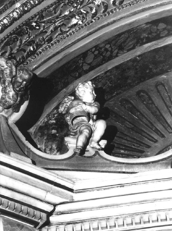 ANGELO (statua, elemento d'insieme) - PRODUZIONE LIGURE (sec. XVII)