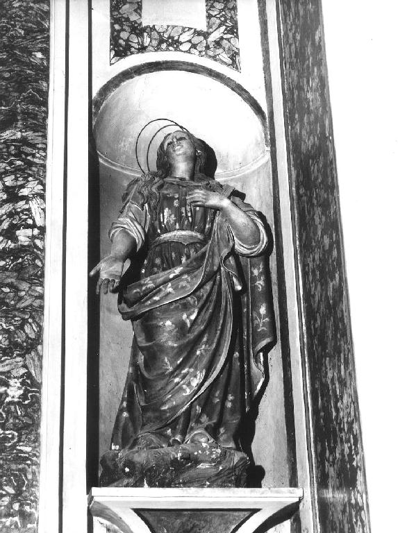 SANTA MARIA MADDALENA (statua, opera isolata) - PRODUZIONE LIGURE (metà sec. XIX)