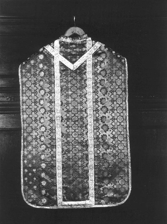 motivi decorativi floreali (paramento liturgico, opera isolata) - manifattura ligure (seconda metà sec. XVIII)