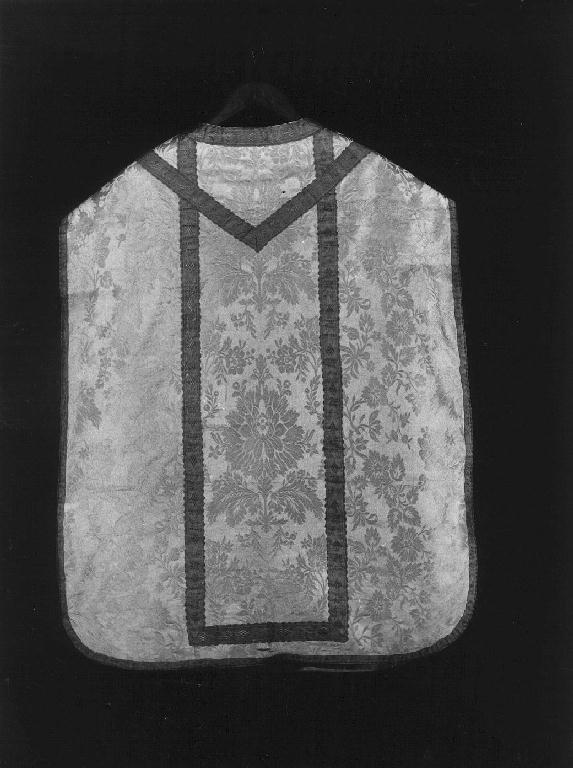 motivi decorativi floreali (paramento liturgico, opera isolata) - manifattura ligure (seconda metà sec. XVIII)