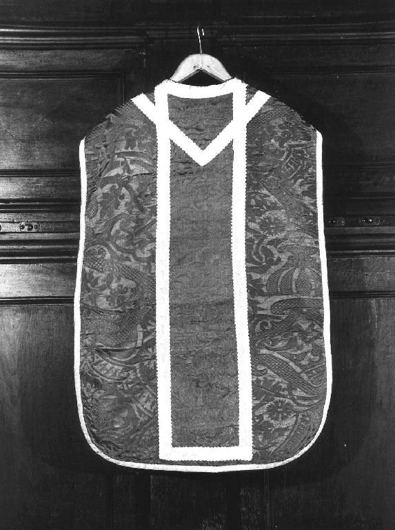 motivi decorativi floreali (pianeta, opera isolata) - manifattura ligure (metà sec. XIX)