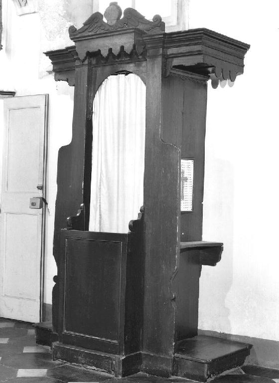 confessionale, opera isolata - bottega genovese (sec. XIX)