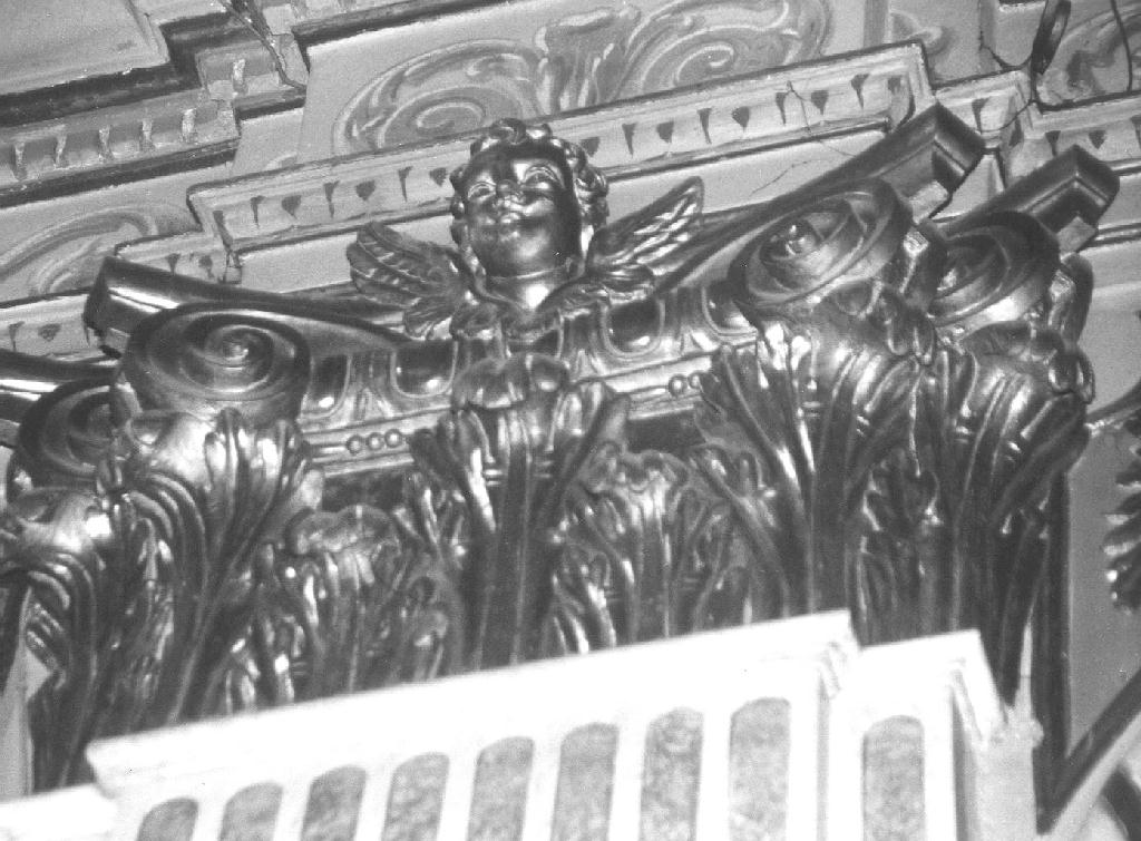 cherubino (semicapitello, serie) - PRODUZIONE LIGURE (sec. XVIII)