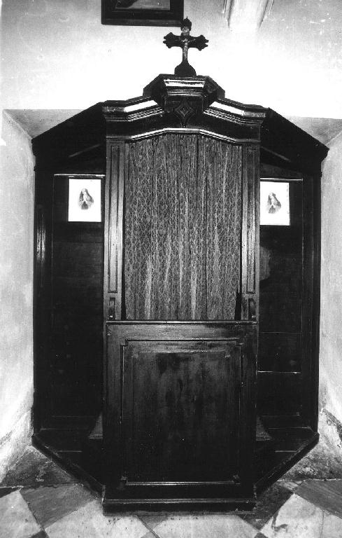 confessionale, opera isolata - bottega ligure (fine/inizio secc. XIX/ XX)