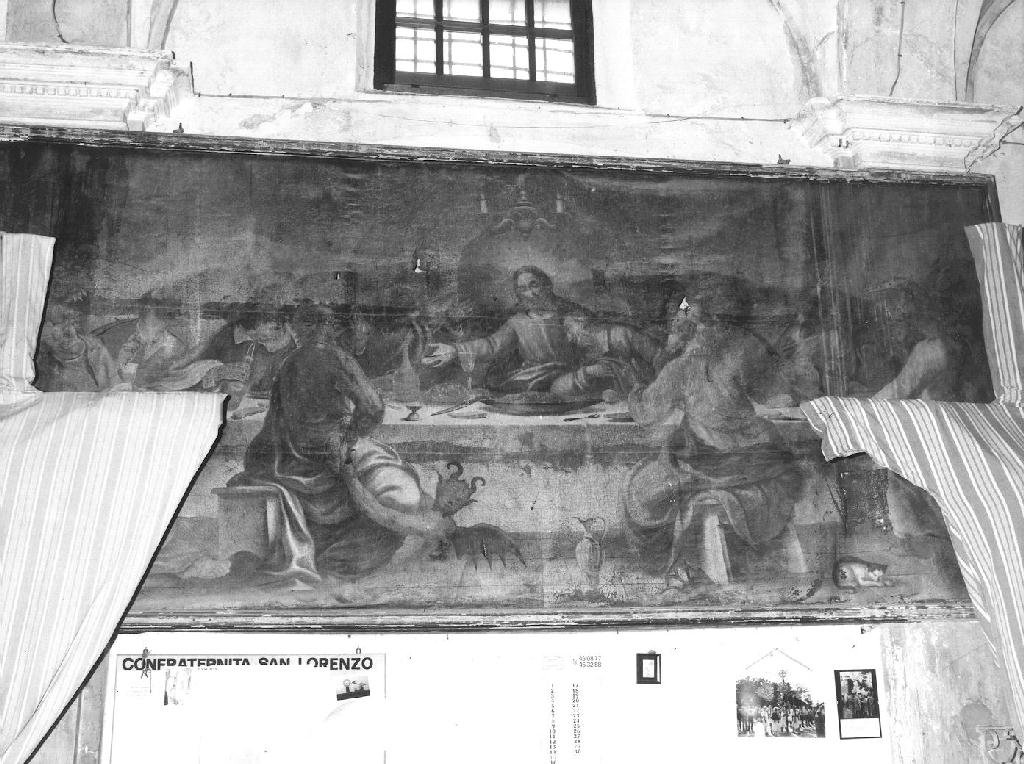 ultima cena (dipinto, opera isolata) - ambito ligure (prima metà sec. XVII)