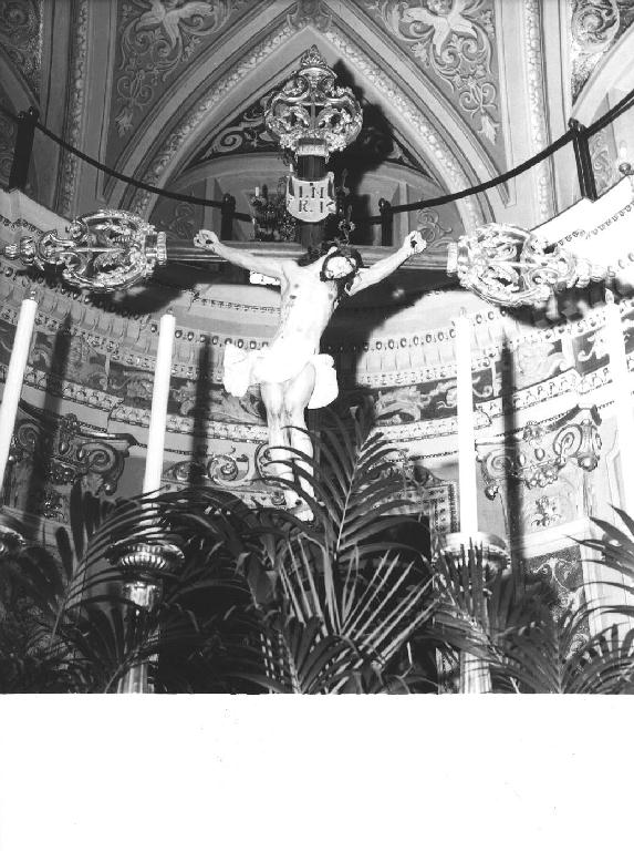 CRISTO CROCIFISSO (crocifisso, opera isolata) - bottega italiana (metà sec. XIX)