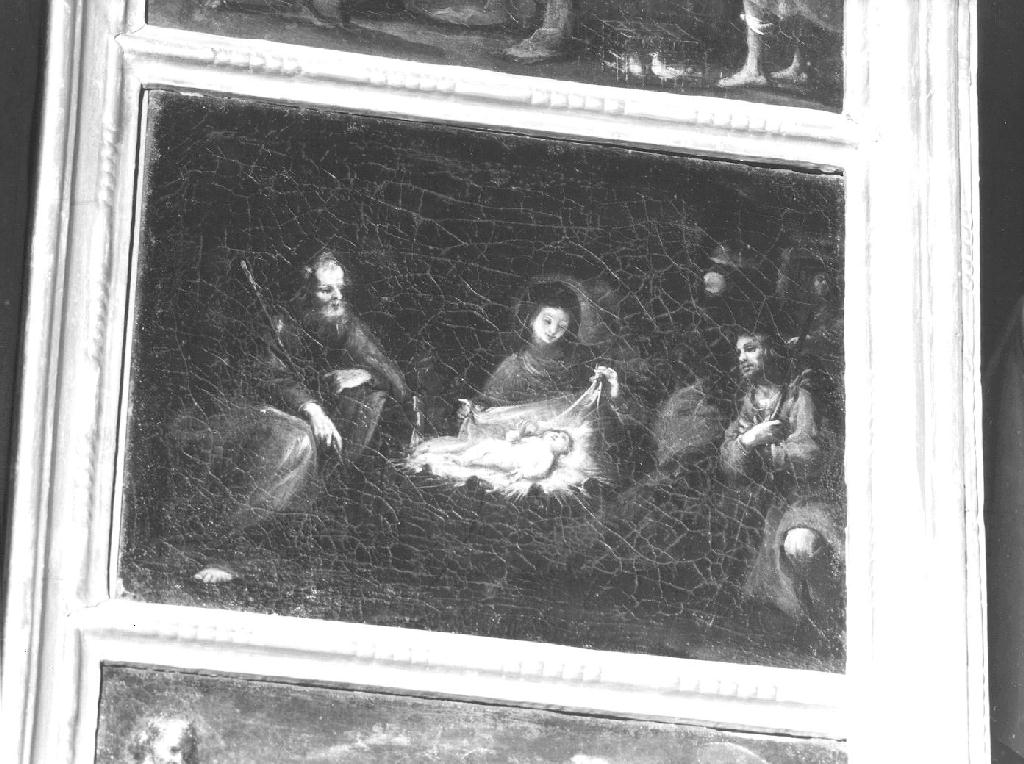 natività di Gesù (dipinto, opera isolata) di Carlone Giovanni Battista (scuola) (seconda metà sec. XVII)