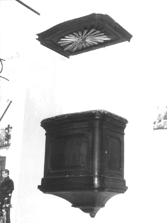 pulpito, opera isolata - bottega ligure (seconda metà sec. XIX)
