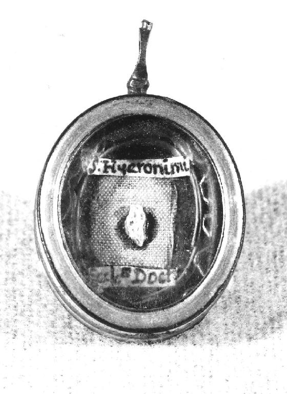 reliquiario, opera isolata - produzione italiana (secc. XIX/ XX)