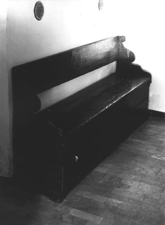 cassapanca, opera isolata - bottega ligure (metà sec. XIX)