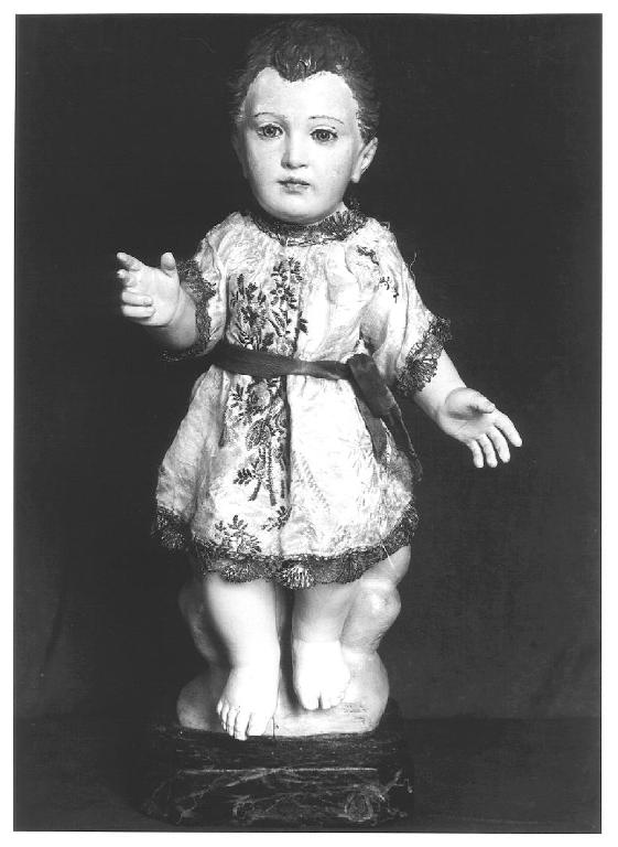Gesù Bambino (statuetta, opera isolata) - PRODUZIONE LIGURE (fine sec. XIX)