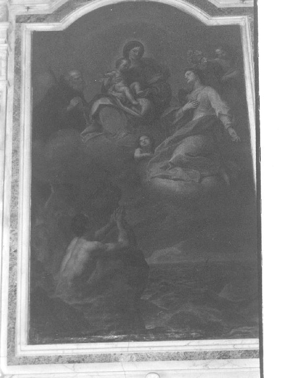 incoronazione di Santa Firmina (dipinto, opera isolata) - ambito ligure (prima metà sec. XIX)