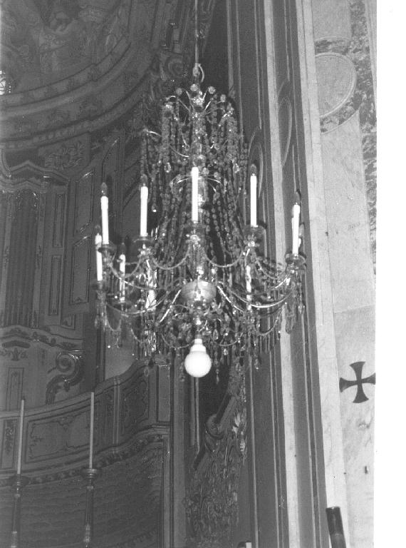 lampadario, coppia - PRODUZIONE LIGURE (fine sec. XIX)