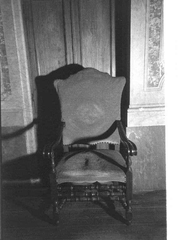 sedia, opera isolata - bottega ligure (fine/inizio secc. XIX/ XX)