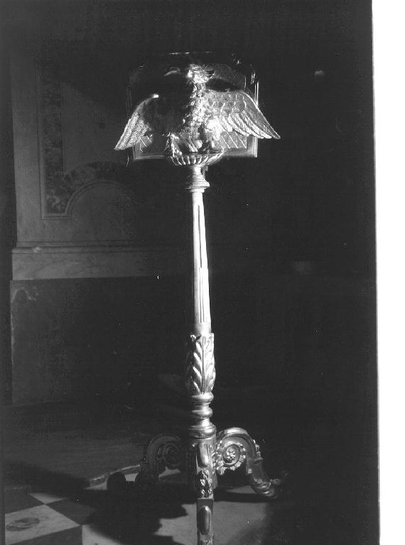 simbolo di San Giovanni Evangelista: aquila (leggio, opera isolata) - bottega ligure (prima metà sec. XIX)