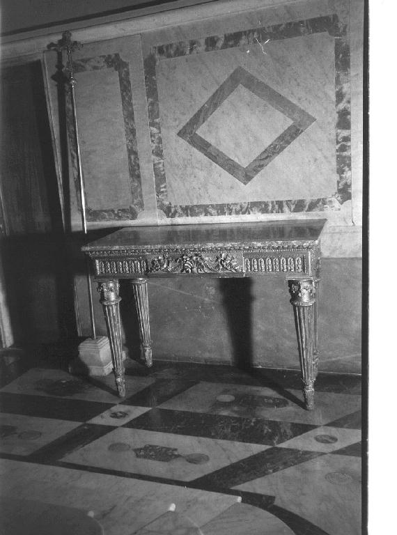 tavolo, opera isolata - bottega ligure (fine sec. XIX)