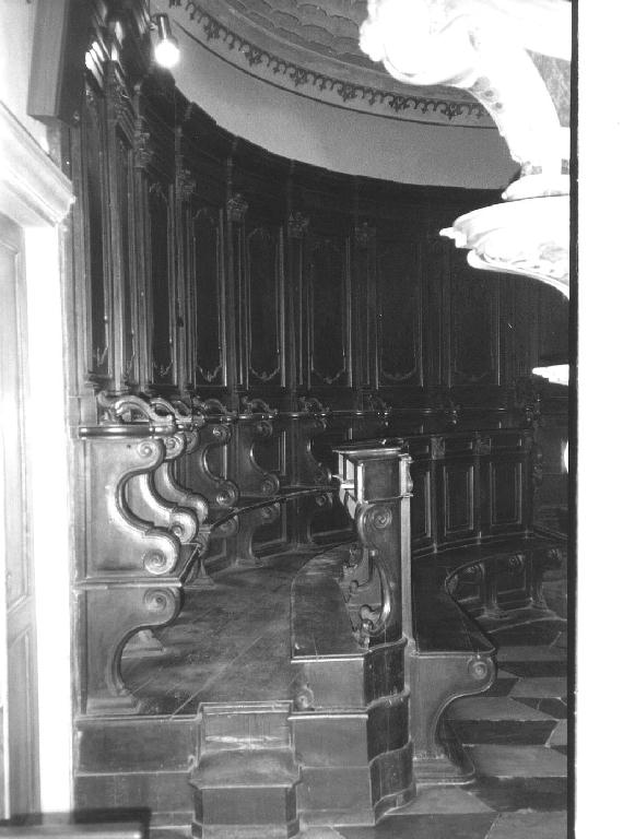 stalli del coro, opera isolata - bottega ligure (sec. XIX)