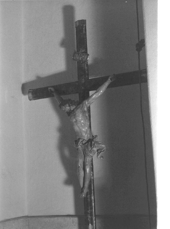 CRISTO CROCIFISSO (crocifisso, opera isolata) - bottega ligure (fine/inizio secc. XVIII/ XIX)